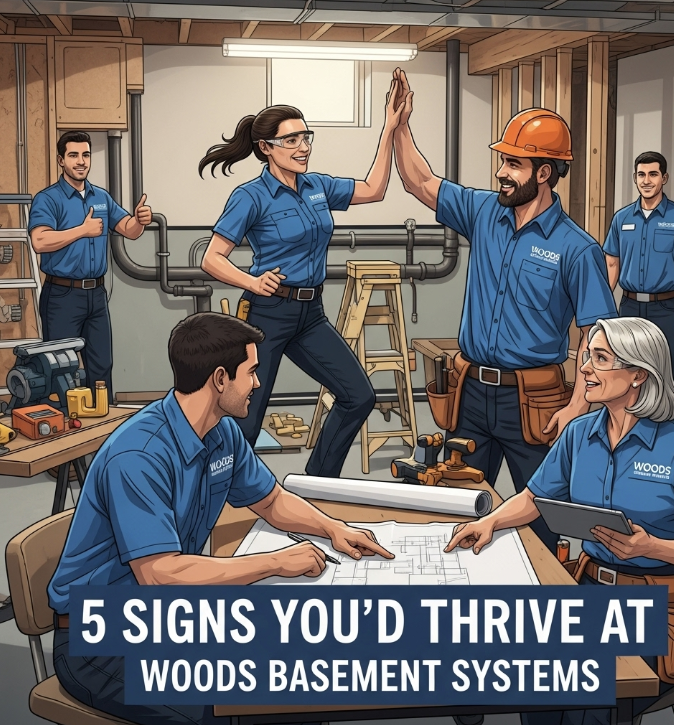 5 Signs You'd Thrive at Woods Basement Systems