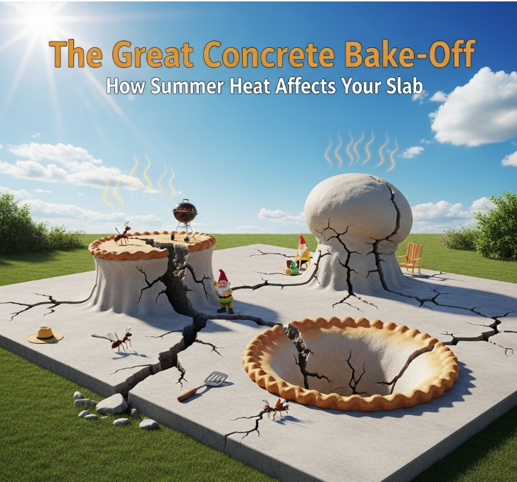 The Great Concrete Bake-Off: How Summer Heat Affects Your Slab