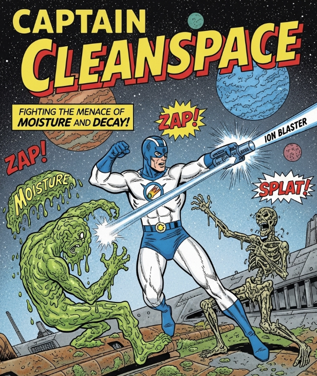 The Adventures of Captain CleanSpace: Moisture-Fighting Heroics in Your Hom...
