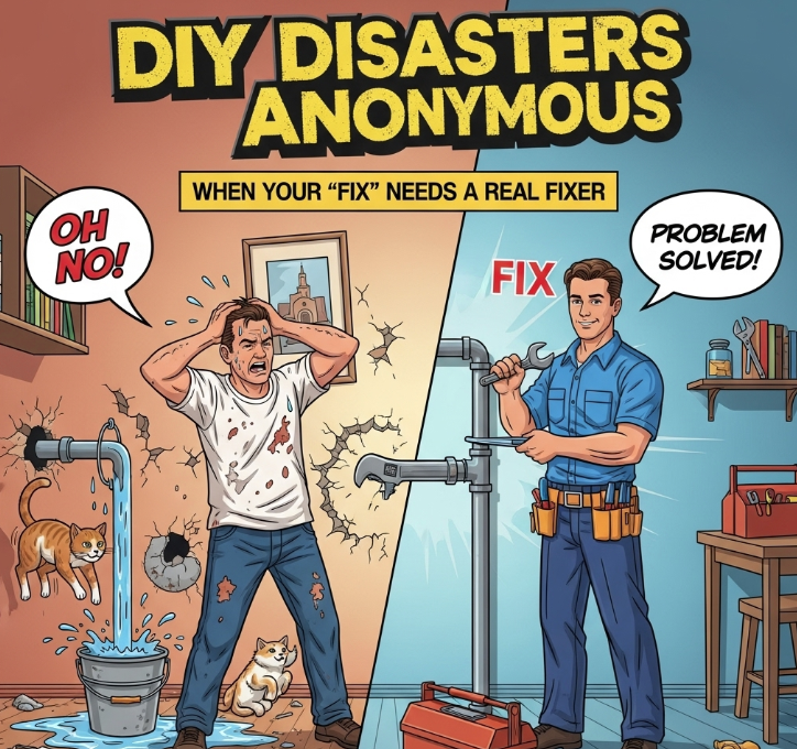 DIY Disasters Anonymous: When Homeowners Try It... and Call Us