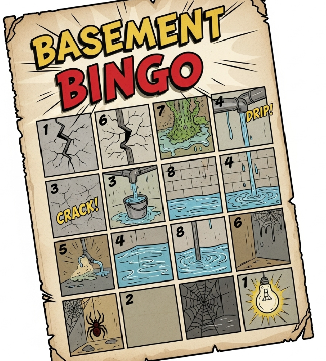 Basement Bingo: Spot the Problem Before It Hits