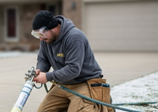 PolyLEVEL Concrete Lifting: Fix Uneven Driveways Before Winter