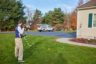 holdiay lighting by Bright Brothers of Space City