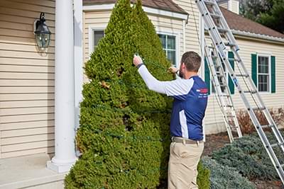 holdiay lighting by Bright Brothers of Space City