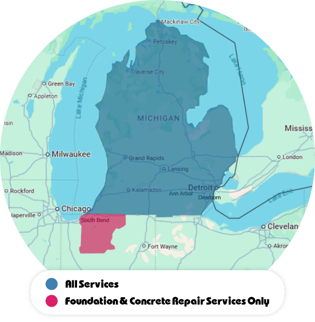 Ayers Service Area including Michigan and Indiana