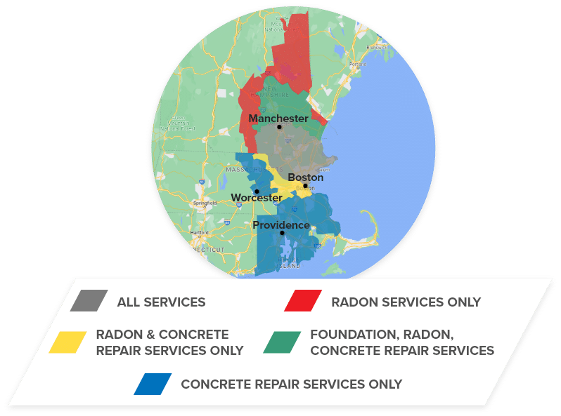 Erickson Foundation Solutions Service Area