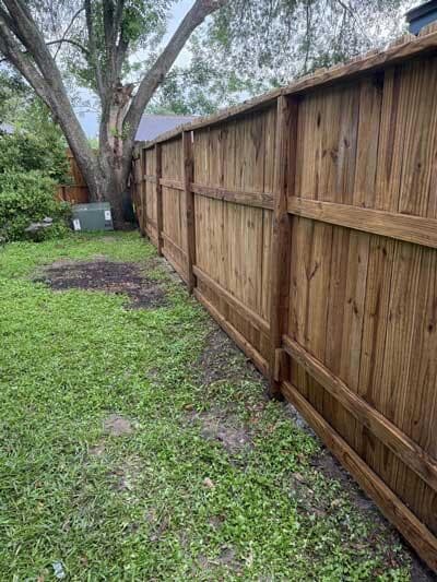 Fence Cleaning after in Houston, TX