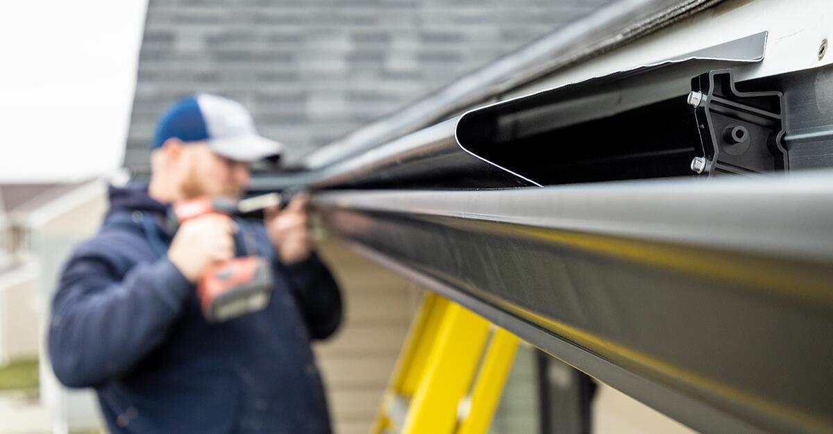 gutter installation by thasher