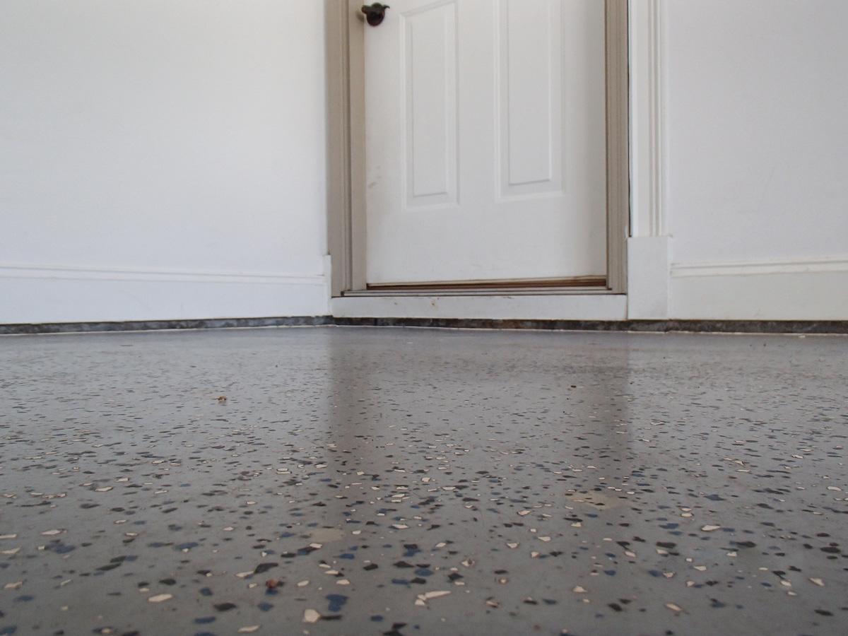 sunken garage floor slab gap