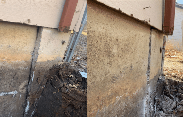 Excavate and Straighten a Basement Wall In Order to Preserve Its Structural Integrity