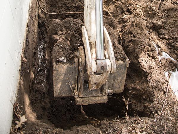 Poorly compacted fill soils