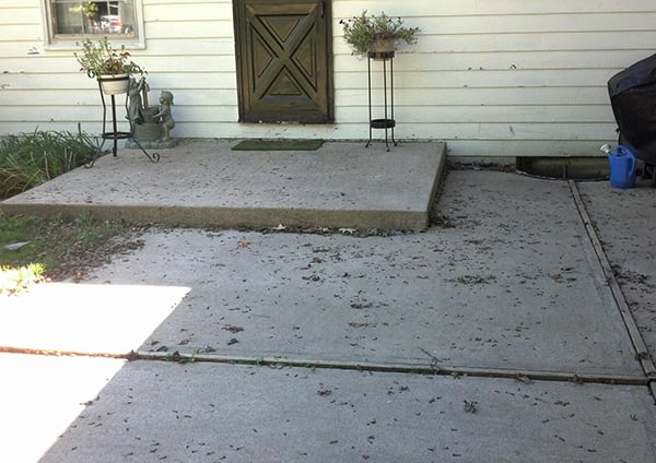 Residential Mudjacking Project in Grain Valley, MO