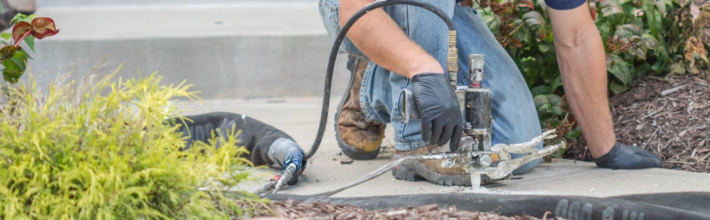porch concrete leveling