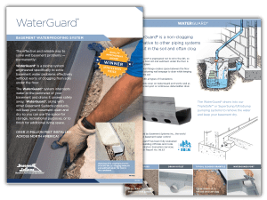 WaterGuard Basement Waterproofing System