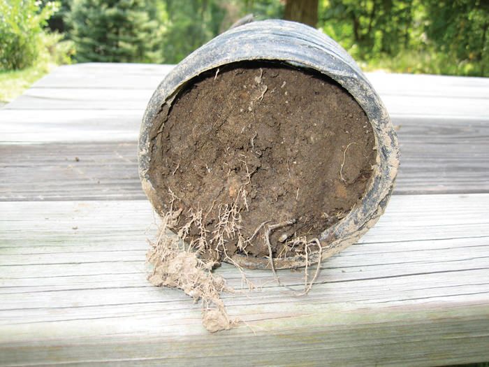 clogged french drain found in Nebraska City, Nebraska, Iowa, Missouri, Kansas, Illinois and Colorado