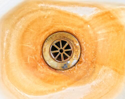 Iron Water Stains in Sorrento Home