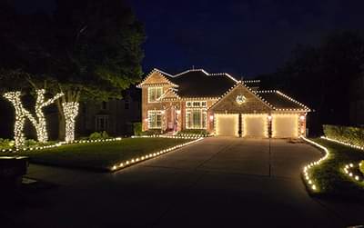 holiday lighting by Bright Brothers