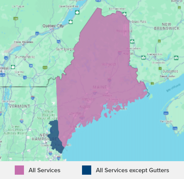 Our service area