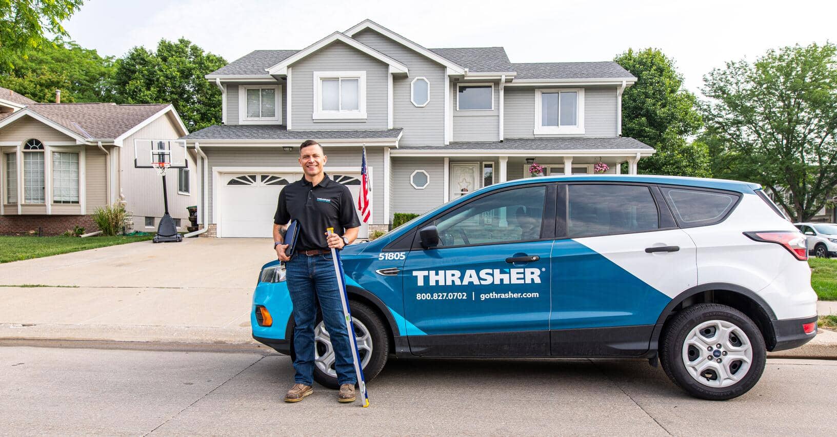 thrasher at work
