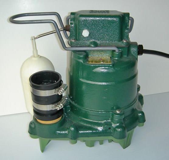 Cast-iron Zoeller&reg; sump pump showing heat-dispersing engineered build