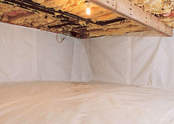 A crawl space