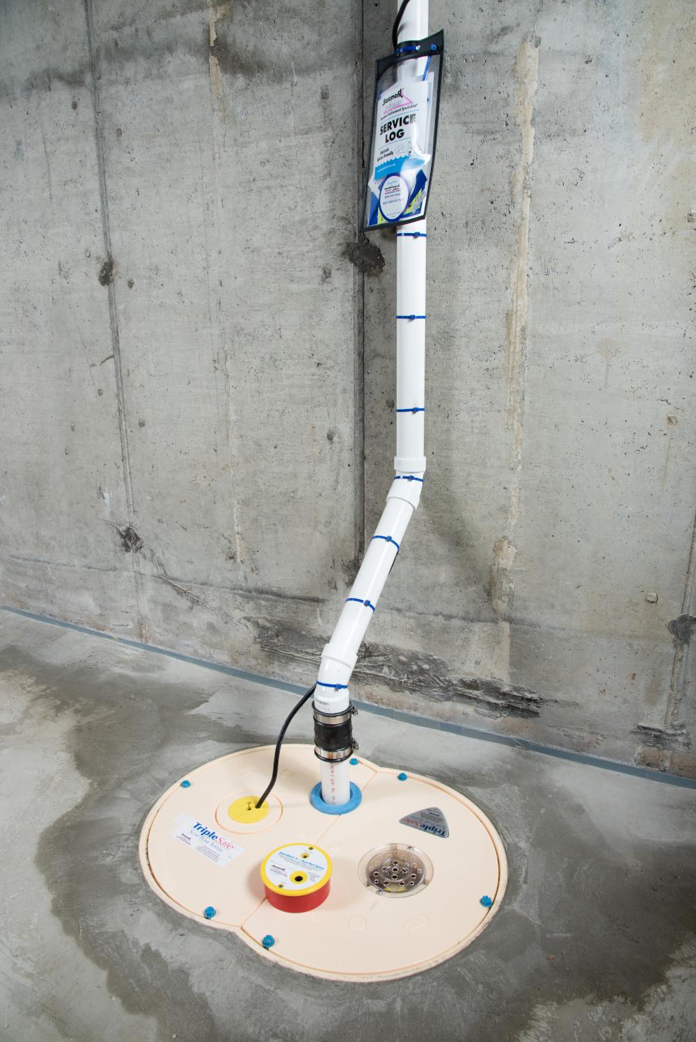 Sump pump installation