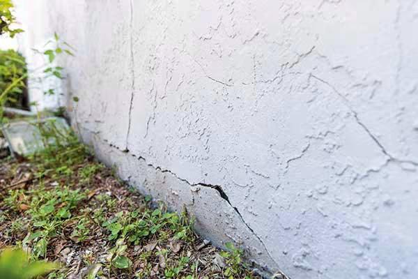 Foundation settlement