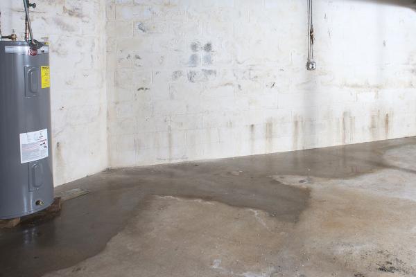 Water damage to your foundation can lead to warping floors in Nebraska. Water Damaged Foundation in Missouri