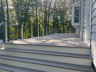 Custom deck build and installation in Stamford, NY and CT