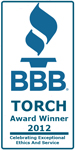 Woods Basement Systems, Inc. Receives 2012 St. Louis Better Business Bureau TORCH Award