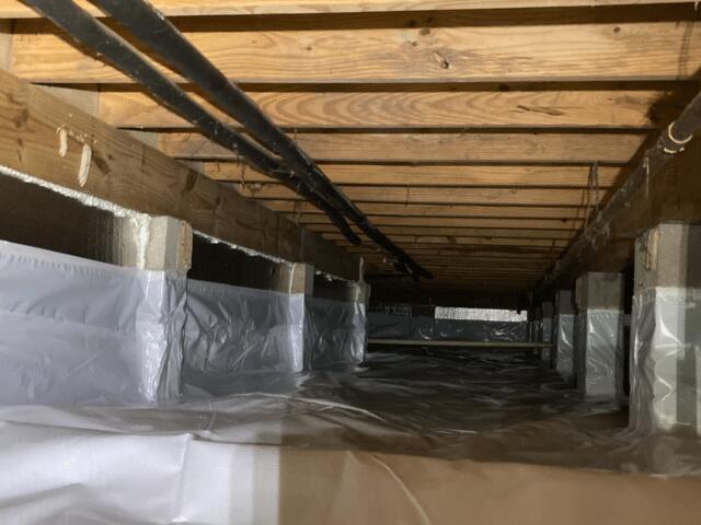 Crawl Space Insulation Removal in Central Mississippi