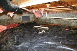 Damaged CrawlSpace