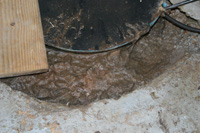 Sump Pump Clogged with Mud in Langley