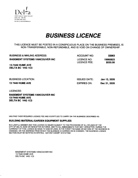 Delta Business LIcense