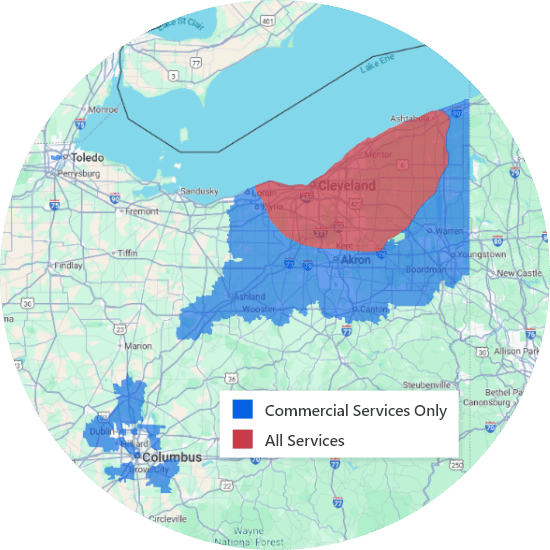 RJK Roofing Solutions Service Area