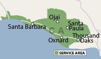 Our California Service Area