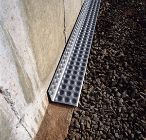 CactusBoard Basement Drain, Foundation Footing Wall Drain