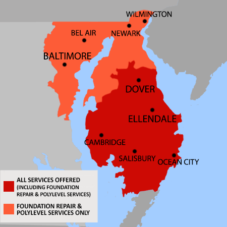 Servicing Basement Waterproofing, Crawl Space & Foundation Repair