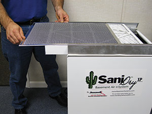 SaniDry™ air filtration system