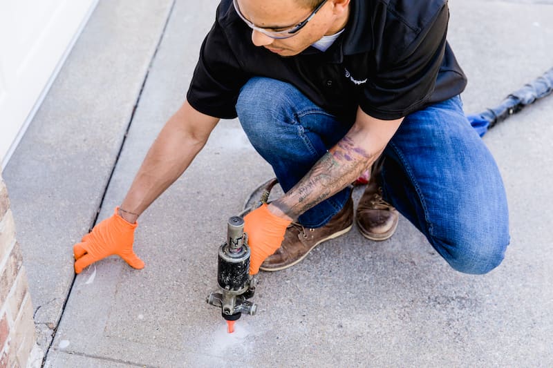 Concrete lifting with PolyLevel