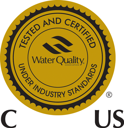 Evolve Tested and Certified Water Quality Association Seal