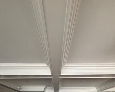 Ceiling molding Molding on ceiling in Stamford, CT home