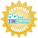 Everlast Basement Walls panels are TBF certified