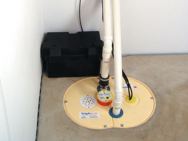 TripleSafe sump pump installed in Logansport, IN