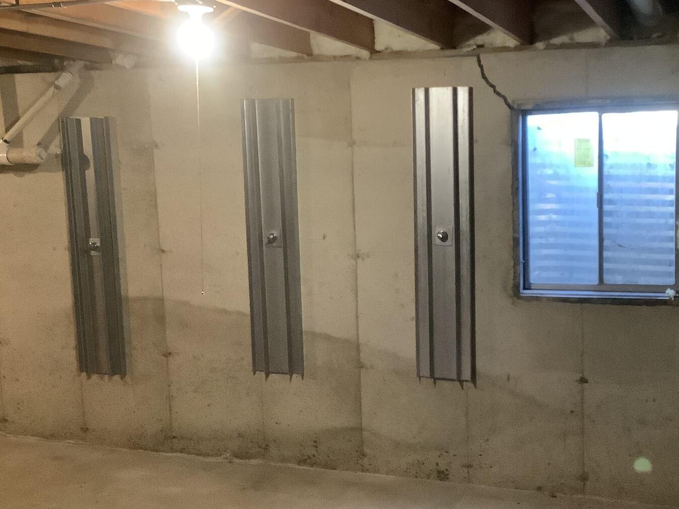 Foundation Wall Supports in Indiana and Michigan