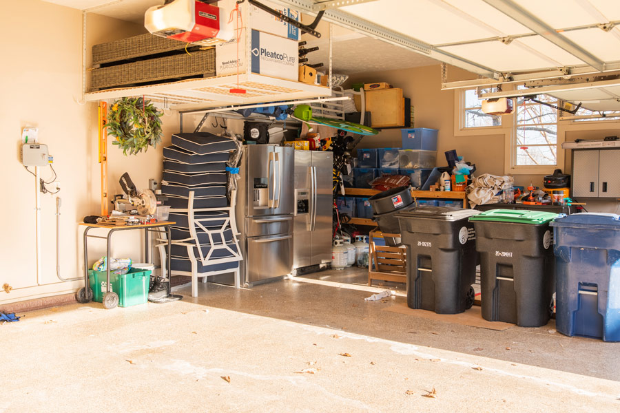 Cluttered Garage Before Image