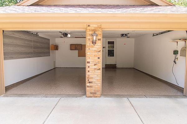 Garage Floor that has been Coated