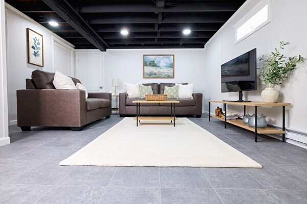 ThermalDry® tile flooring ThermalDry tile flooring in slate color