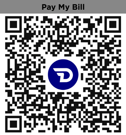 Pay my bill QR code