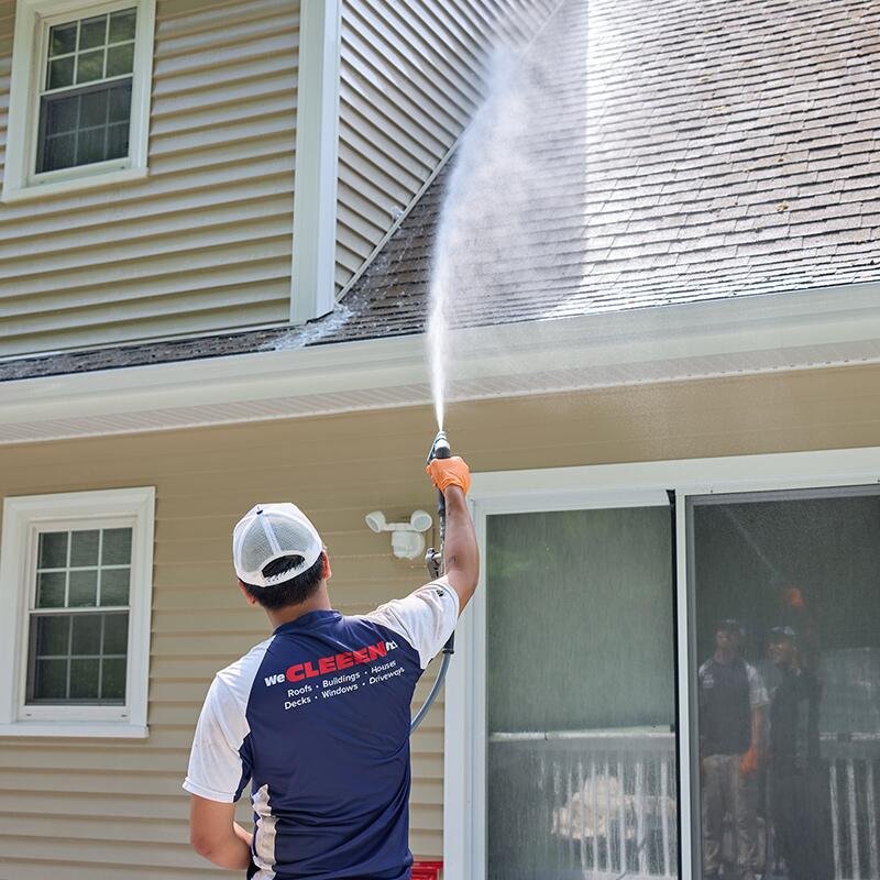 Roof cleaning by Bright Brothers